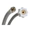 Fluidmaster Fluidmaster 3/8 in. Compression X 7/8 in. D Ballcock 12 in. Braided Stainless Steel Toilet Supply Li B1T12CS - alternate 1